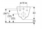 Geberit Smyle Square Hanging bowl WC, washdown model, B35cm, H33cm, T54cm, ukryte mocowania, Rimfree