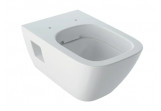 Geberit Selnova Square Hanging bowl WC, washdown model, 35x54cm, częściowo ukryte mocowania, Rimfree
