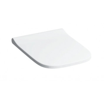 Geberit Smyle Square Toilet seat, fixing z góry, zachodząca cover deski toilet, slim design