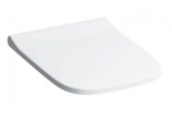 Geberit Smyle Square Toilet seat, fixing z góry, zachodząca cover deski toilet, slim design