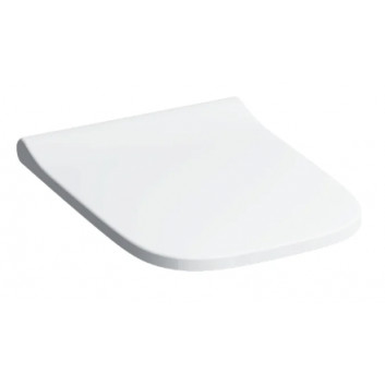 Geberit Smyle Square Toilet seat, fixing z góry, zachodząca cover deski toilet, slim design