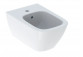 Geberit Smyle Square Wall hung bidet, B35cm, H26cm, T54 cm, z overflow, with tap hole