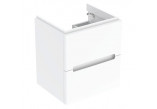 Geberit Modo Cabinet pod umywalkę kompaktową, 49x55x39.5cm, with two drawers, white