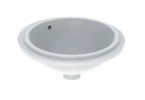 Geberit Variform Under-countertop washbasin, round, 33cm, z overflow, without tap hole