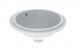 Geberit Variform Under-countertop washbasin, round, D33cm, H18cm, z overflow, without tap hole