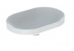 Geberit Variform Recessed washbasin, eliptyczna, B60cm, H17.8cm, T40cm, z overflow, without tap hole