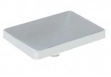 Geberit Variform Recessed washbasin, rectangular, B55cm, H17.8cm, T40cm, z overflow, without tap hole