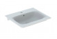 Geberit Variform Countertop washbasin, rectangular, B60cm, H15.8cm, T45cm, without overflow, with tap hole