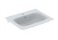 Geberit Selnova Square Vanity washbasin, B55cm, H16.8cm, T48cm, cienki rant, z overflow, with tap hole