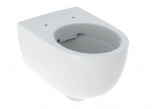 Geberit Selnova Compact Hanging bowl WC, washdown model, B35.5cm, H33cm, T49cm, short, ukryte mocowania, Rimfree