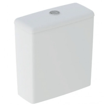 Geberit Selnova Square Cistern nasadzana, B36.5cm, H39.5cm, T16.5cm, spłukiwanie dwudzielne, przyłącze wody z boku, obracana, do WC Rimfree