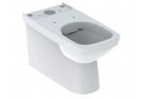 Geberit Selnova Square Standing bowl WC do spłuczki nasadzanej, washdown model, 35x68cm, przylegająca do ściany, częściowo ukryte mocowania, drain poziomy lub pionowy, Rimfree
