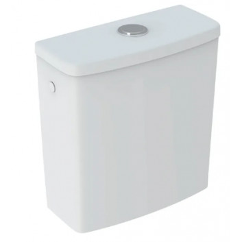 Geberit Selnova Square Cistern nasadzana, B36.5cm, H39.5cm, T16.5cm, spłukiwanie dwudzielne, przyłącze wody z boku, obracana, do WC Rimfree