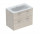 Geberit Selnova Square Set szafki pod umywalkę, z dwiema szufladami, 80x65.2x50.2cm, walnut hickory jasny, z umywalką meblową, cienki rant, z overflow, with tap hole