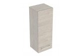 Geberit Selnova Square Cabinet boczna, 33x85x29.7cm, z jednymi drzwiami, walnut hickory jasny