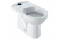 Geberit Selnova Standing bowl WC do spłuczki nasadzanej, washdown model, B35.6cm, H39cm, T66.5cm, drain poziomy, Rimfree