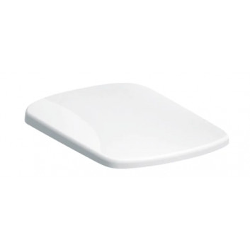 Geberit Selnova Square Toilet seat, fixing od góry, zachodząca cover deski toilet