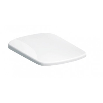 Geberit Selnova Square Toilet seat, fixing od góry, wolne opadanie, zachodząca cover deski toilet, antibacterial