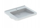 Geberit Selnova Comfort Washbasin, B55cm, H15.5cm, T52.5cm, without overflow, without tap hole