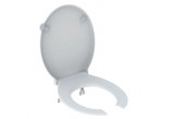 Geberit Selnova Comfort Toilet seat, z otwartym siedziskiem, fixing od dołu, hinges metalowe, antibacterial