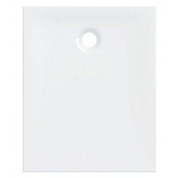 Shower tray rectangular Geberit Nemea 90x75 cm, white matt