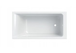 SELNOVA SQUARE bathtub rectangular 140x70 cm - white