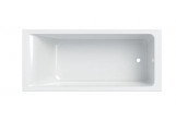SELNOVA SQUARE bathtub rectangular 180x80 cm - white