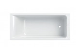 SELNOVA SQUARE bathtub rectangular 180x80 cm - white