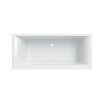 SELNOVA SQUARE bathtub rectangular 180x80 cm - white
