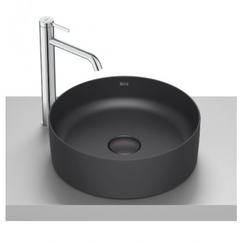 TERRA Countertop washbasin round 39 cm Fineceramic® BIAŁY POŁYSK