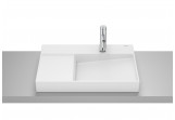 HORIZON Countertop washbasin VIEW 60x42 cm with tap hole BIAŁY MAT