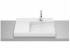 HORIZON Countertop washbasin VIEW 60x42 cm with tap hole BIAŁY MAT