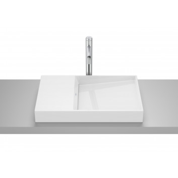 HORIZON Countertop washbasin SKYLINE 60x38 cm BIAŁY MAT