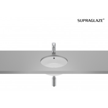 GAP Under-countertop washbasin round 35 cm Supraglaze®