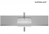 GAP Under-countertop washbasin oval 55x35 cm Supraglaze®