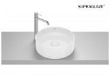TERRA Countertop washbasin round 39 cm Fineceramic® white shine Supraglaze®