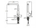 CALA Sink mixer L-kształtna Cold Start