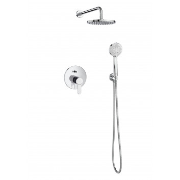 L20 Pack 3w1 Mixer bath-shower concealed + overhead shower + handshower