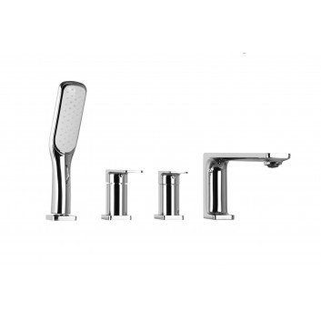 Bath tap hole Corsan Trino black