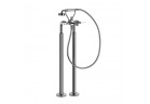 Freestanding bath mixer Gessi Venti20, 2 wyjścia wody, Shower set - Brass PVD