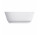 Bathtub freestanding OMNIRES NEO M+, 158x72 cm, with siphon - white shine