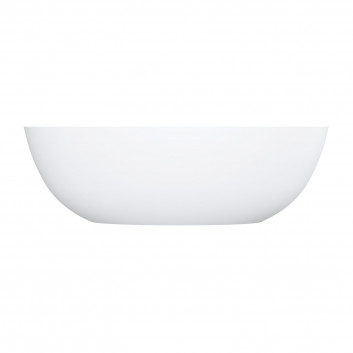 Bathtub freestanding OMNIRES SHELL M+, 160x75 cm, with siphon - white shine