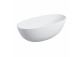 Bathtub freestanding OMNIRES SHELL M+, 160x75 cm, with siphon - white shine