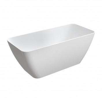 Bathtub freestanding OMNIRES PARMA M+, 159 x 71 cm - white shine 