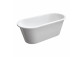 Bathtub freestanding OMNIRES PARIS M+, 156 x 69 cm - white shine