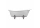 Bathtub freestanding OMNIRES ATENA COMFORT M+, 157 x77 cm - white shine