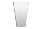 Washbasin freestanding OMNIRES PARMA M+ , 55 x 43 cm - white / black shine