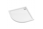Acrylic shower tray prysznicowy angle OMNIRES MERTON , 90x90cm - white shine