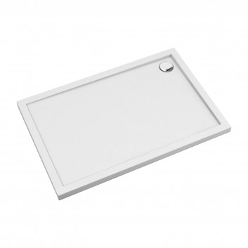 Shower tray prysznicowy acrylic rectangular OMNIRES MERTON, 70x120cm - white shine