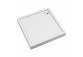 Acrylic shower tray prysznicowy square OMNIRES CAMDEN, 80x80cm - white shine 